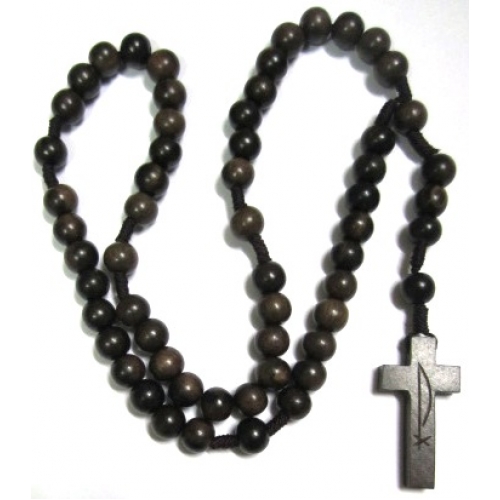 ebony rosary beads